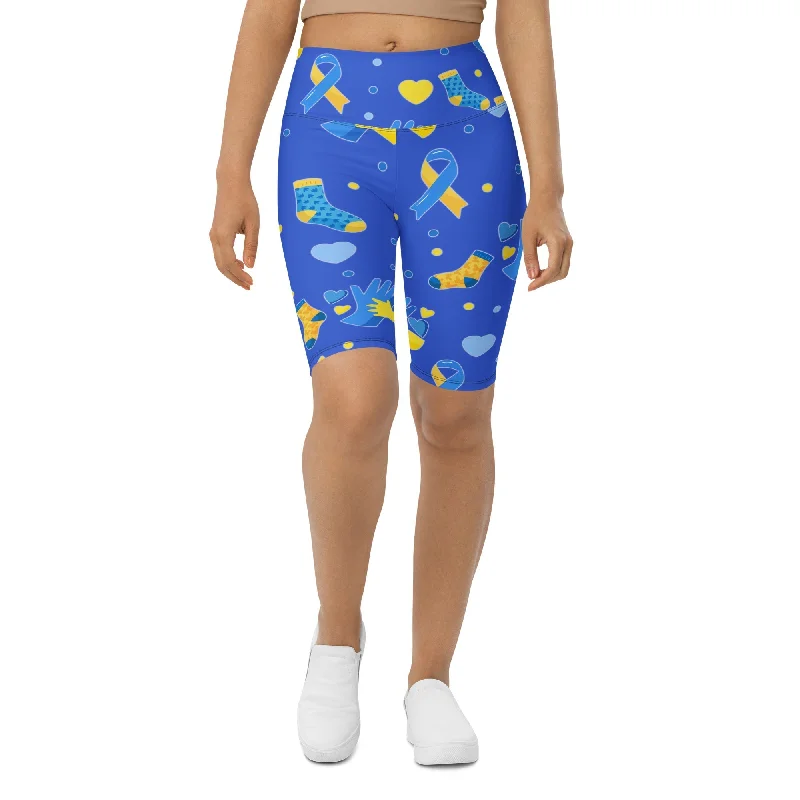 Down Syndrome Awareness Biker Shorts