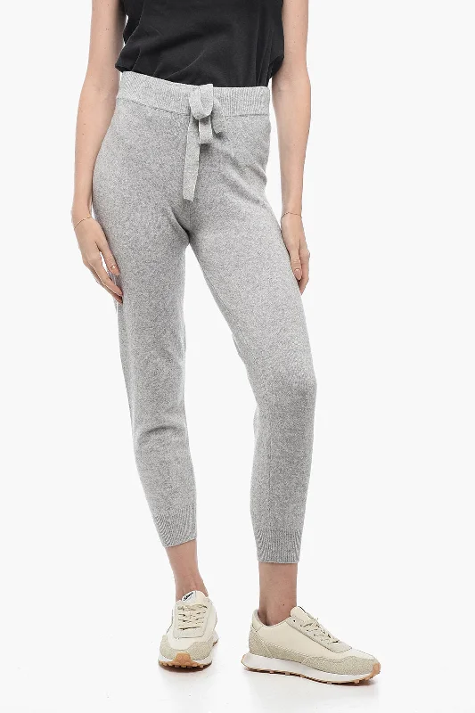 Brodie Cashmere Jogger Pants with Cuffs