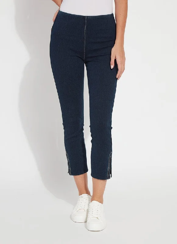 Poppy Embroidered Denim (25" Inseam)