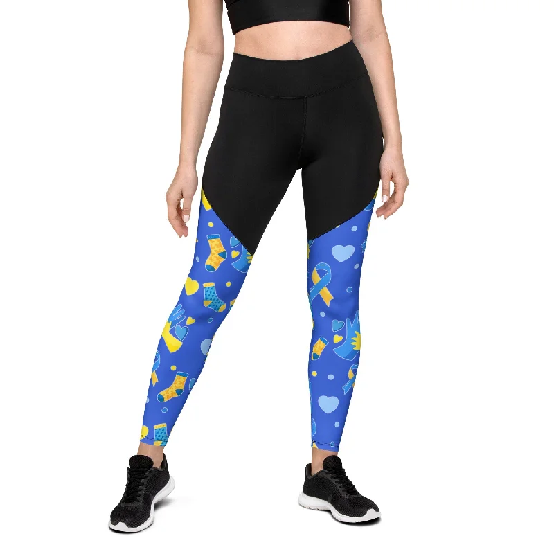 Down Syndrome Awareness Compression Leggings