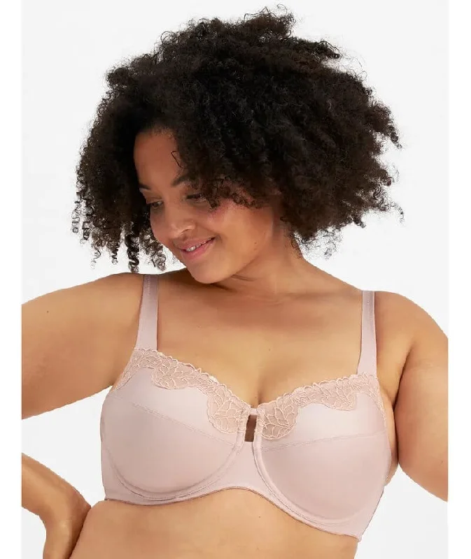 Berlei Luminous Embroidery Minimiser Bra - Nude Lace