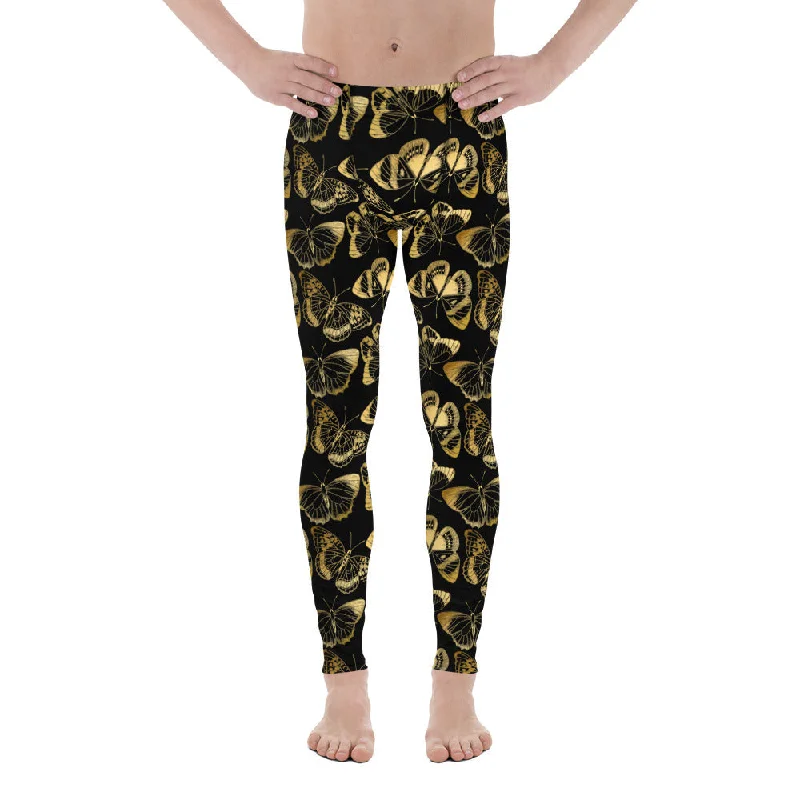 Gold Butterfly Men's Leggings