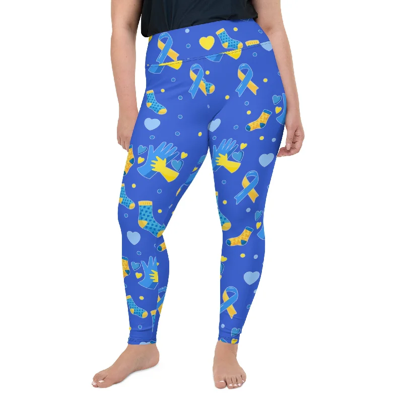 Down Syndrome Awareness Plus Size Leggings