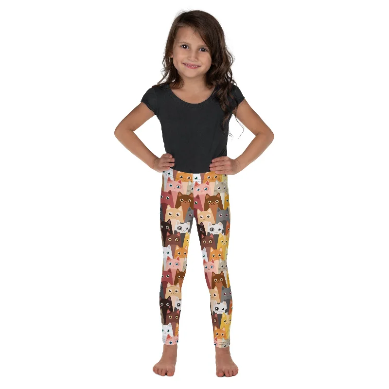 Cartoon Cats Kid's Leggings