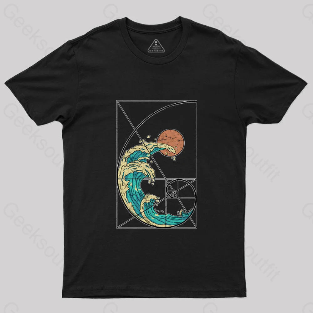 Fibonacci Waves Vintage T-Shirt