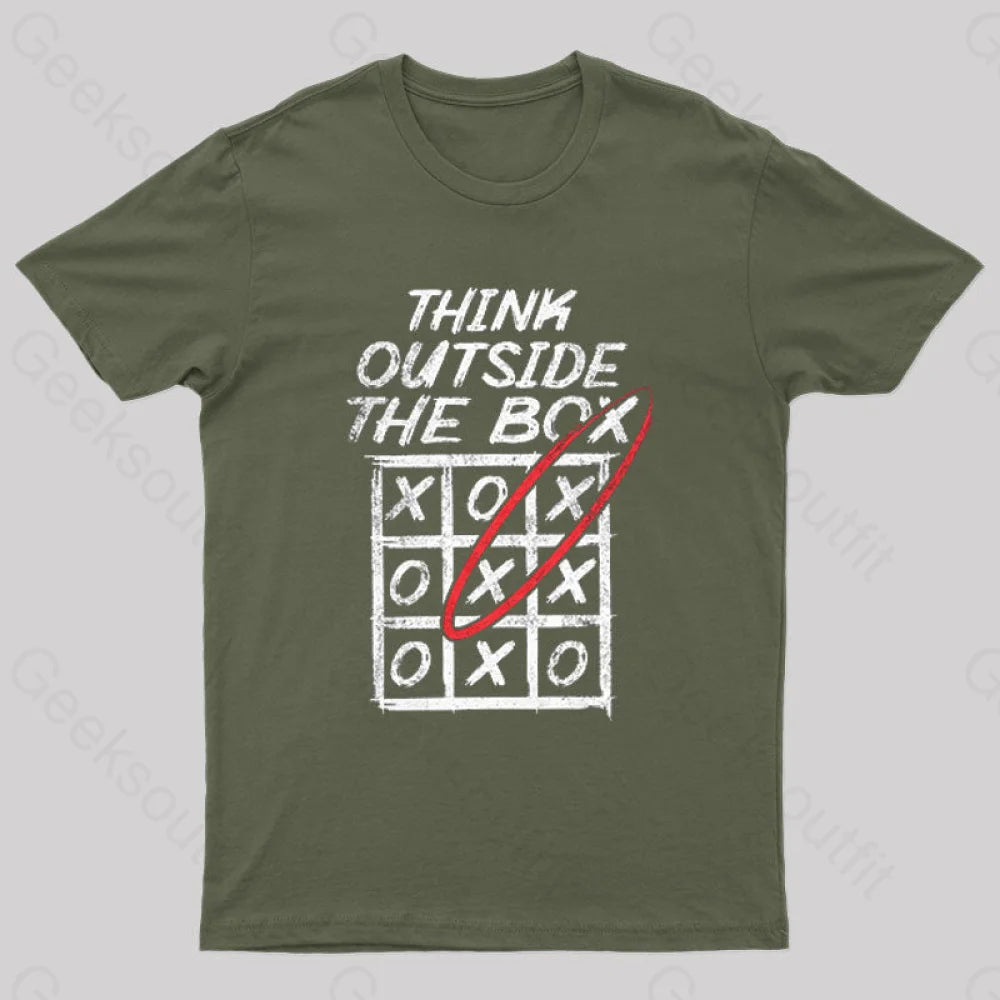 Think Outside The Box Nerd T-Shirt