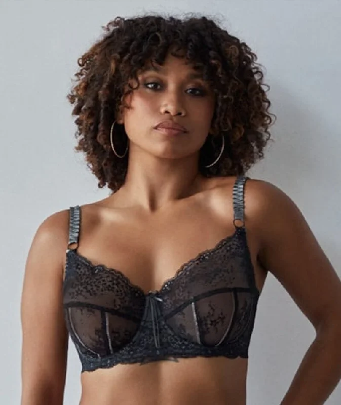 Me. by Bendon Sofia Underwire Bra - Jet/Pewter