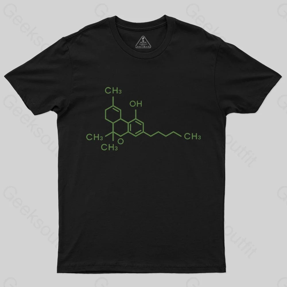 THC 420 Chemical Molecular Structure T-Shirt