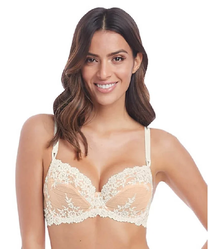 Wacoal Embrace Lace Underwired Bra - Naturally Nude/Ivory