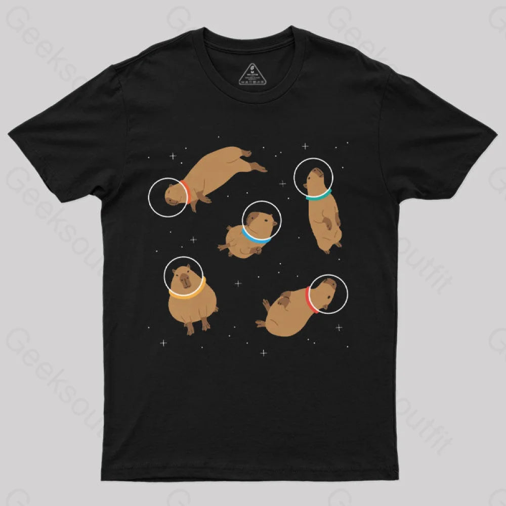 Capybara in Space T-Shirt