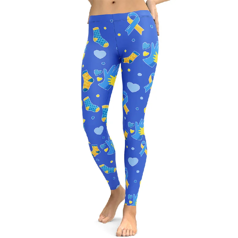 Down Syndrome Awareness Leggings