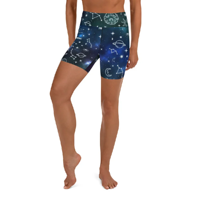 Spiritual Doodles Yoga Shorts