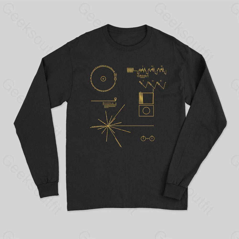 The Voyager Golden Record Long Sleeve T-Shirt