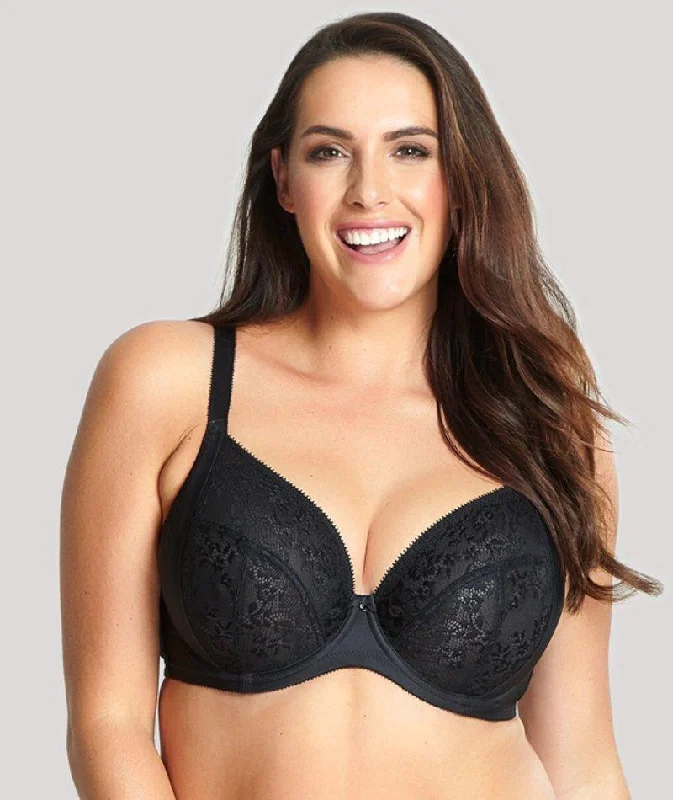 Sculptresse Roxie Plunge Underwired Bra - Black