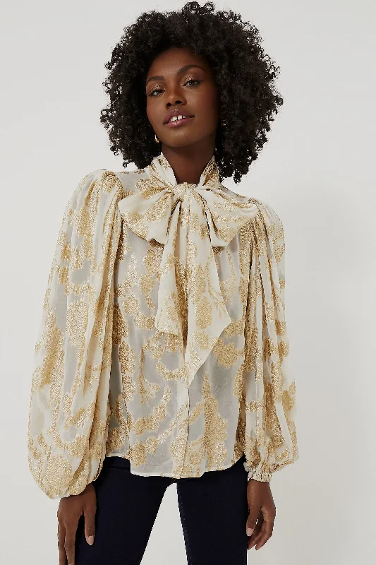 Brocade Georgette Blouse