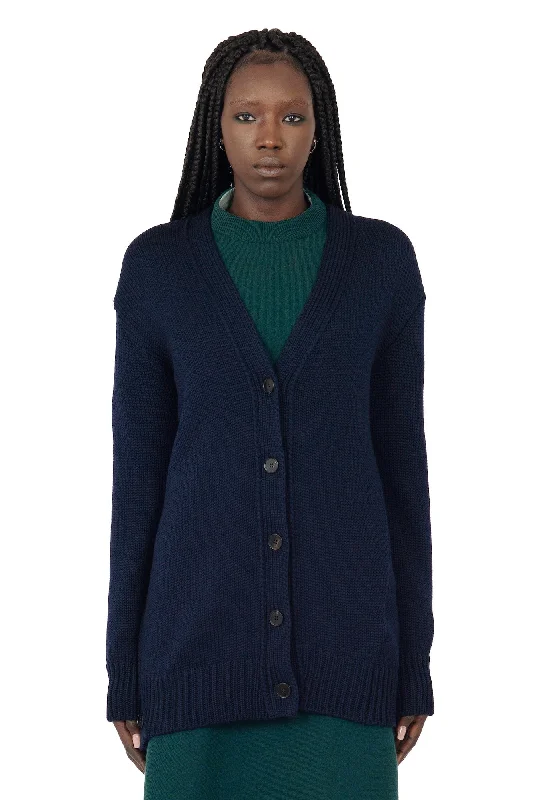 Jil Sander Chunky Merino Knit Cardigan