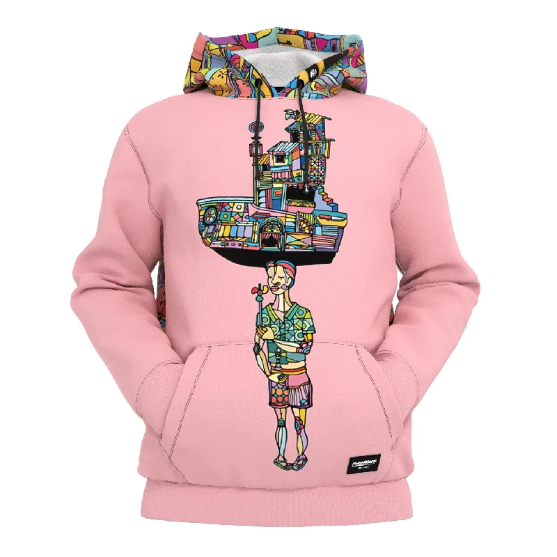 Olindo Pink Hoodie