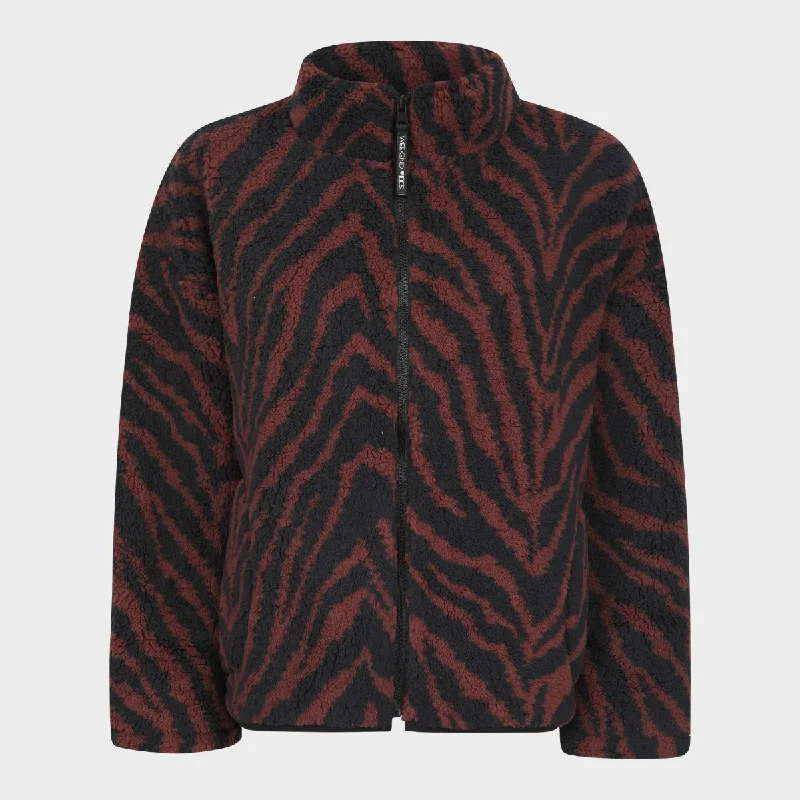 Ladies Zebra Zip Jacket