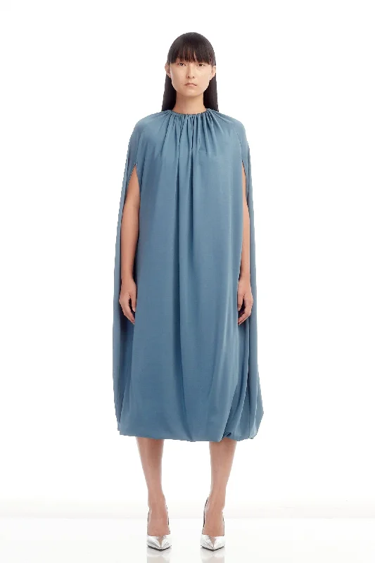 Jil Sander Balloon Dress in Ocean