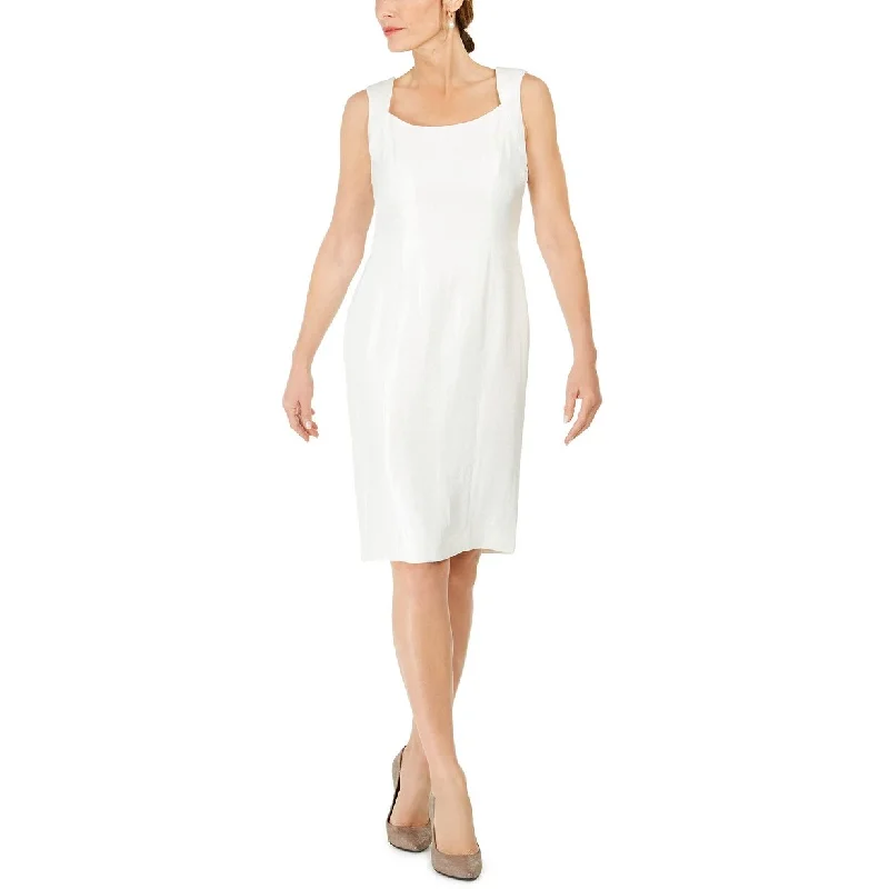 Kasper Women's Square-Neck Sheath Dress Natural Size 14