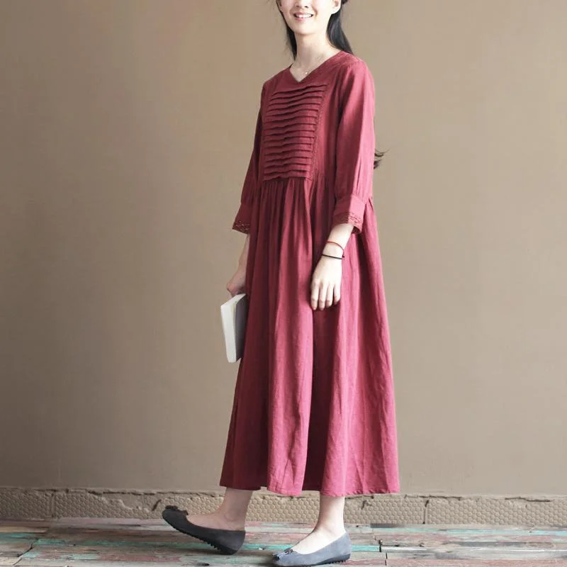 Mulberry linen summer maxi dress long sundresses plus size linen clothing