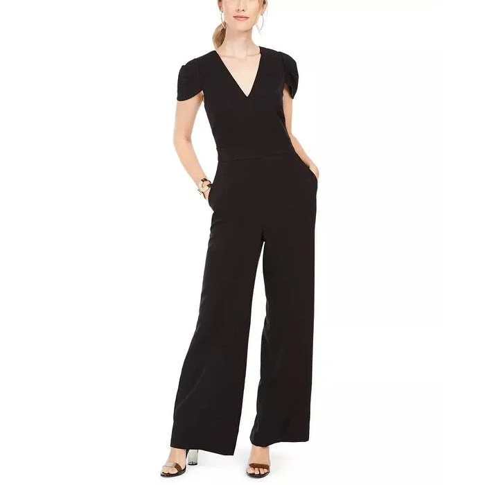 Vince Camuto Women's Wide Leg Jumpsuit Black Size 10